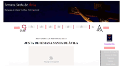 Desktop Screenshot of juntasemanasanta-avila.com