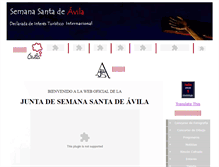 Tablet Screenshot of juntasemanasanta-avila.com